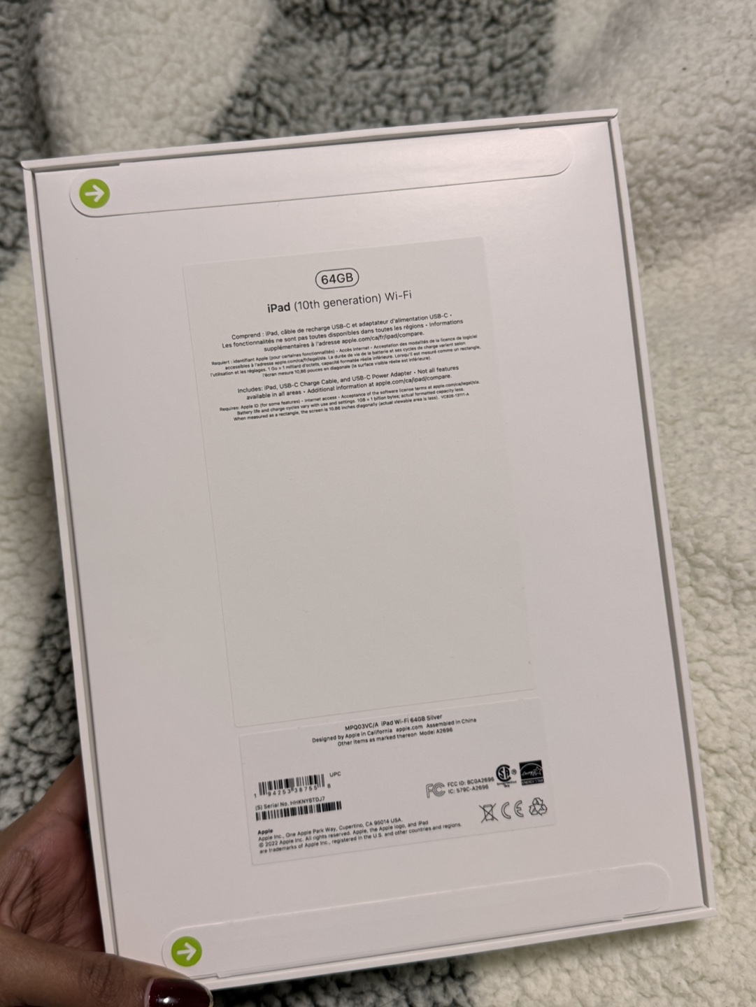 10.9 inch iPad (10th Generation) WiFi 64GB - Silver - photo 3