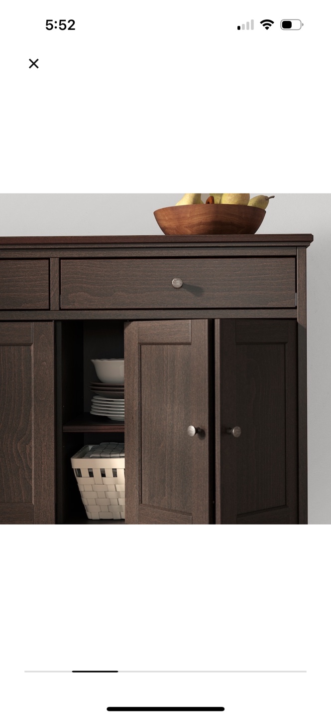 IKEA HEMNES Buffet Table Dark Brown - photo 2