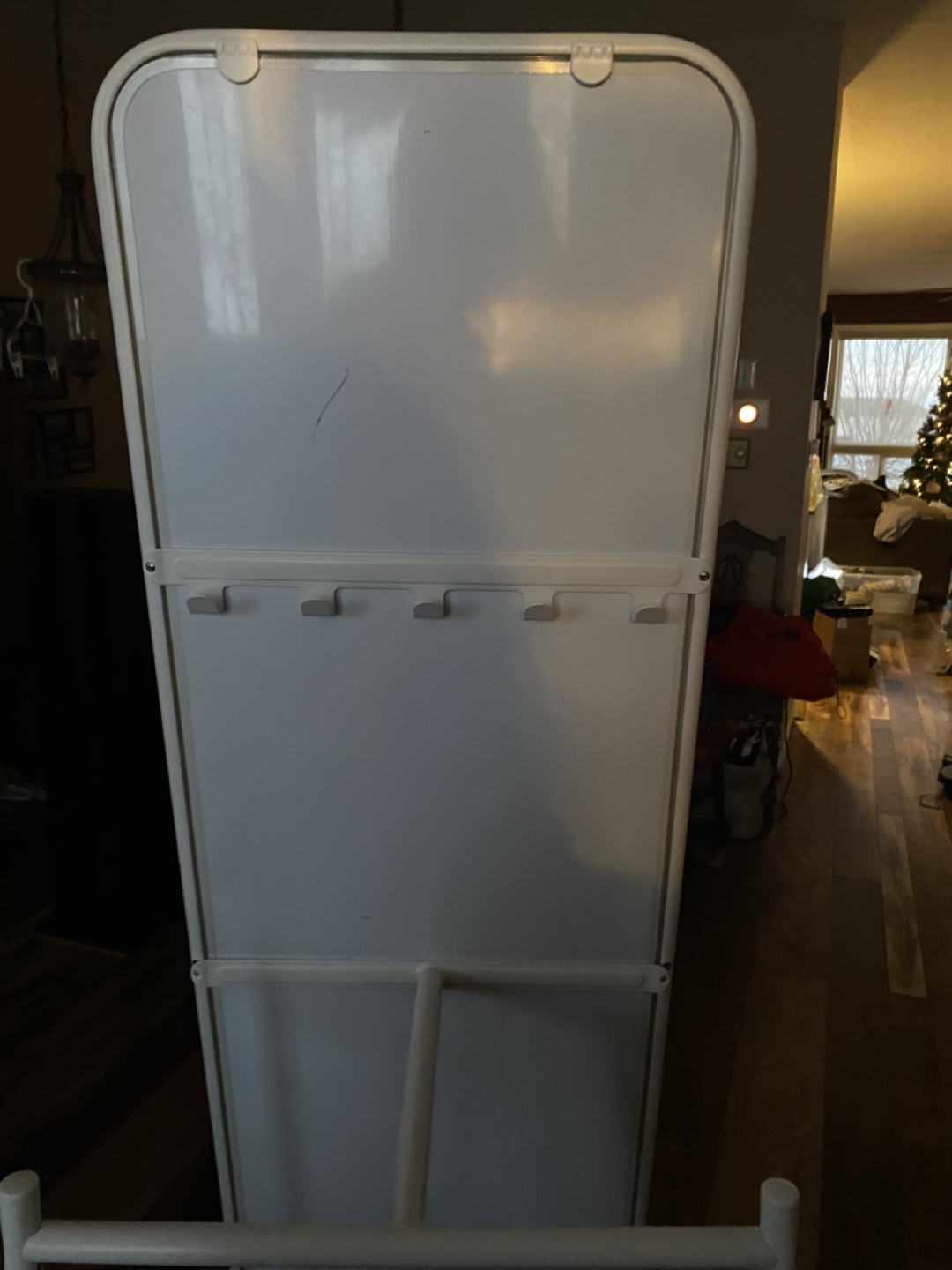 Full Length Mirror with White Frame - photo 2