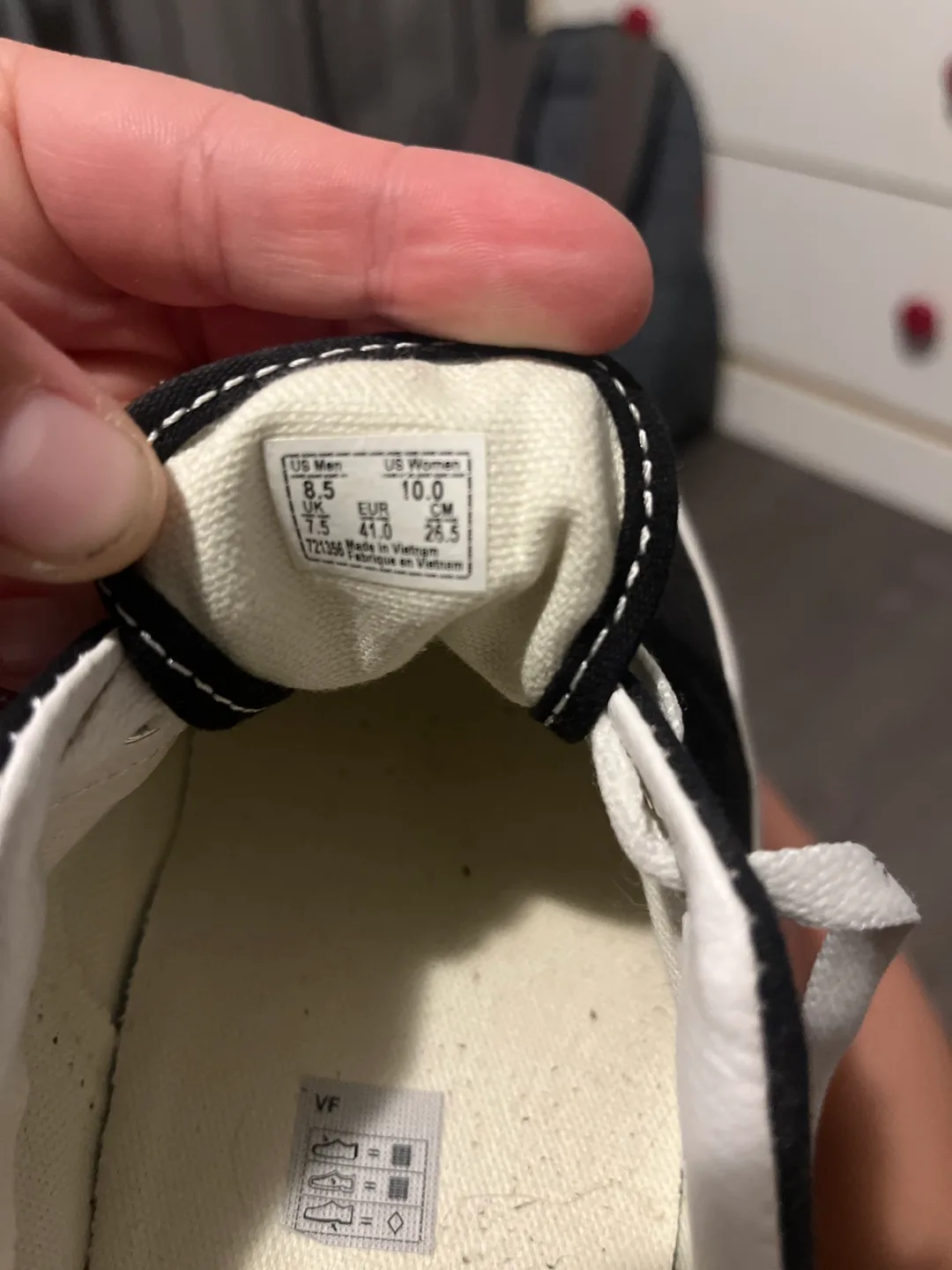 Vans Era Black Size 10 Women's image indicator(3)