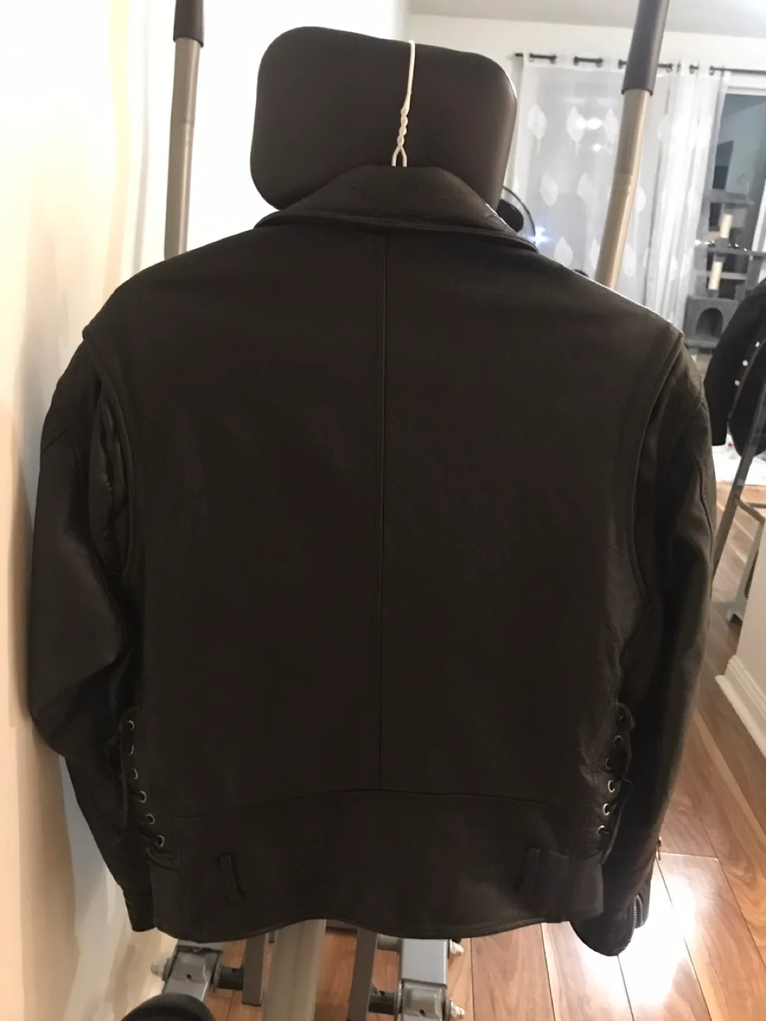 Genuine leather woman jacket image indicator(6)