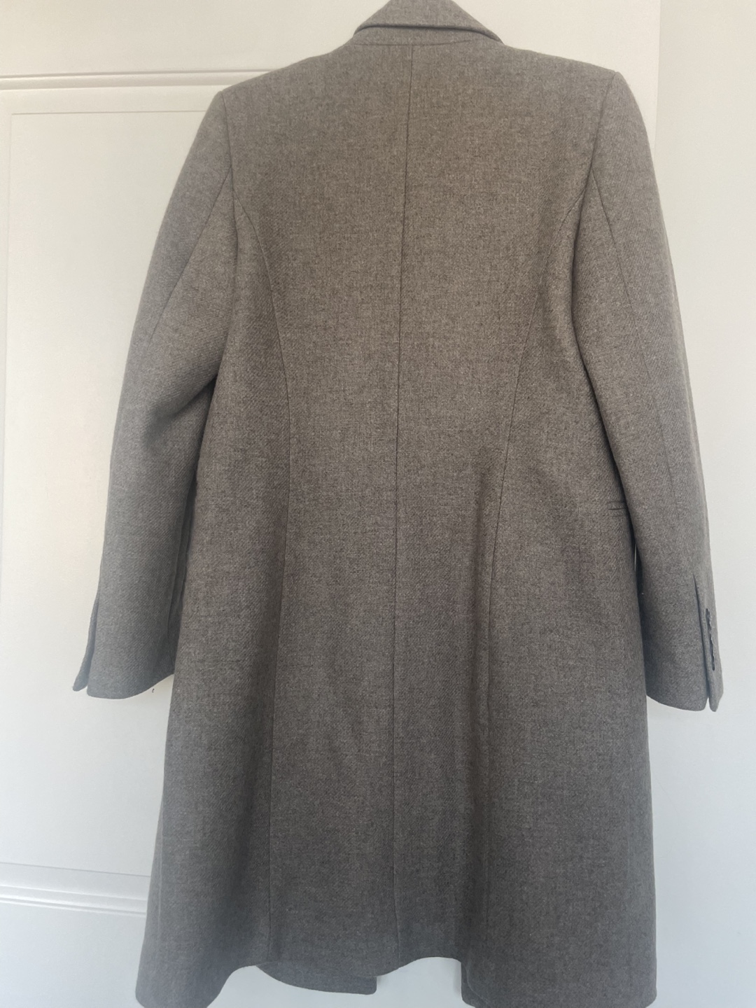 Zara Grey Double Breasted Wool Coat - photo 2