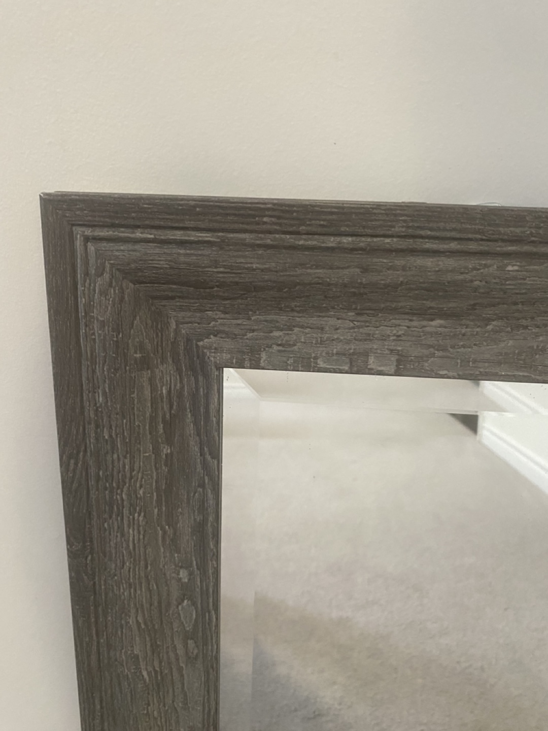 Grey Wood Framed Mirror - photo 4