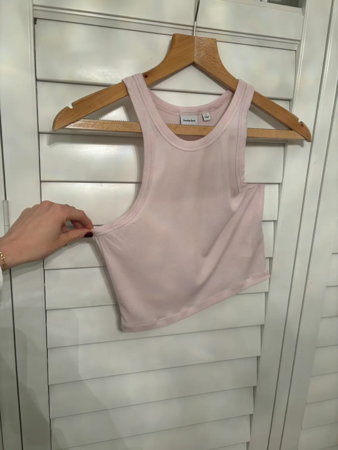 Sunday Best Ribbed Tank Top thumbnail