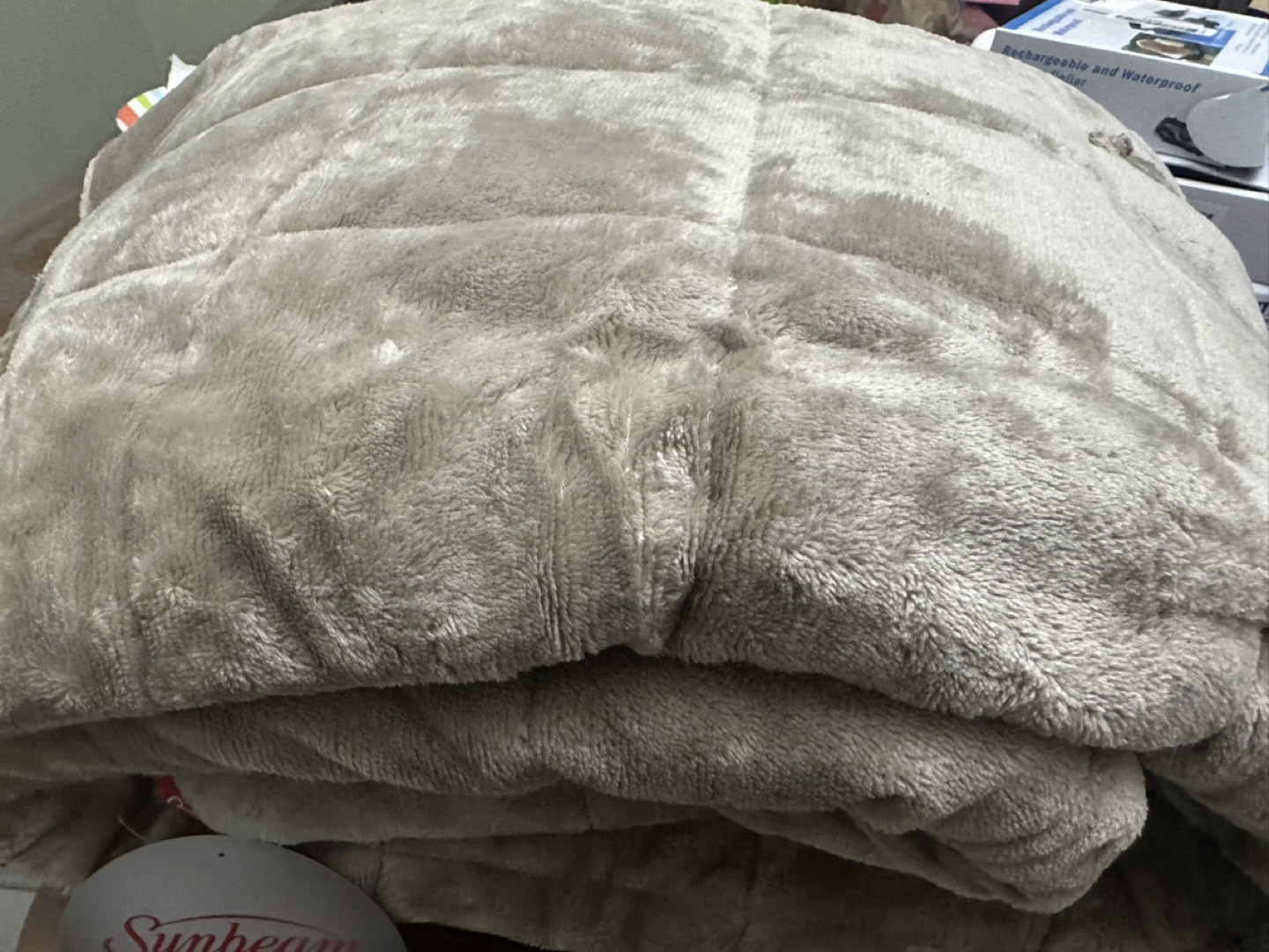 Sunbeam Weighted Warming Blanket - photo 2