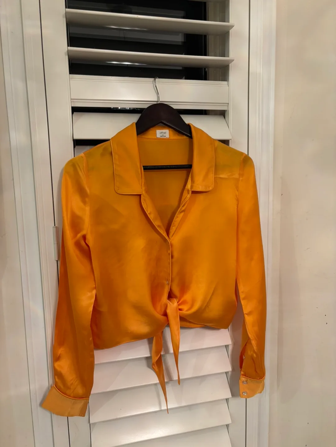 Yellow Satin Blouse thumbnail
