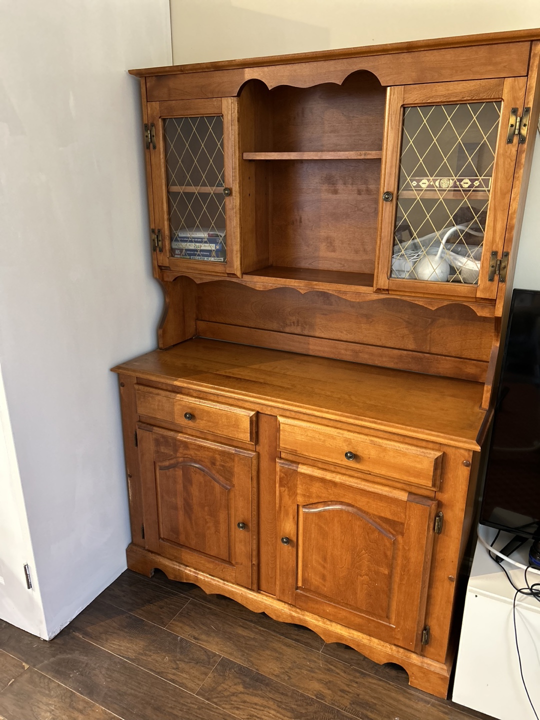 Wooden Hutch Cabinet