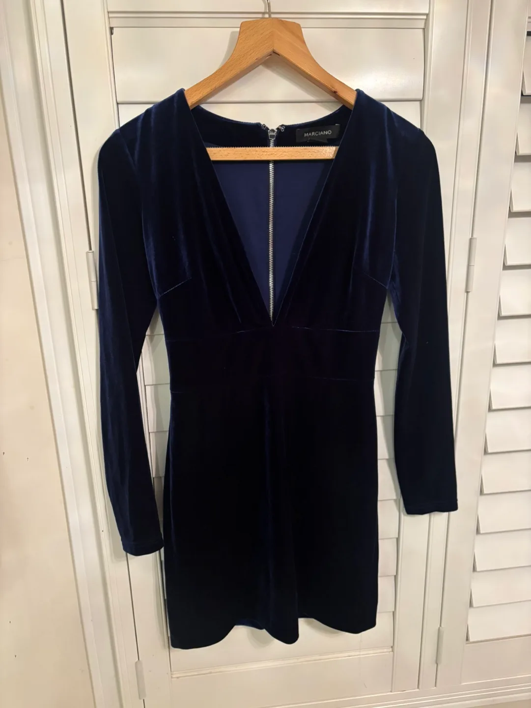 Blue Velvet Dress thumbnail