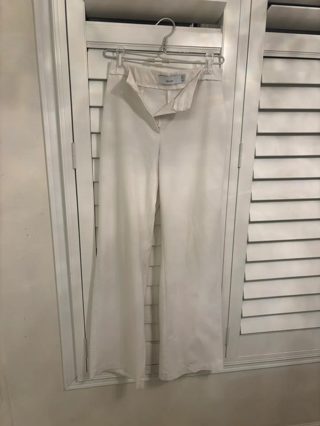 White Wide Leg Pants thumbnail