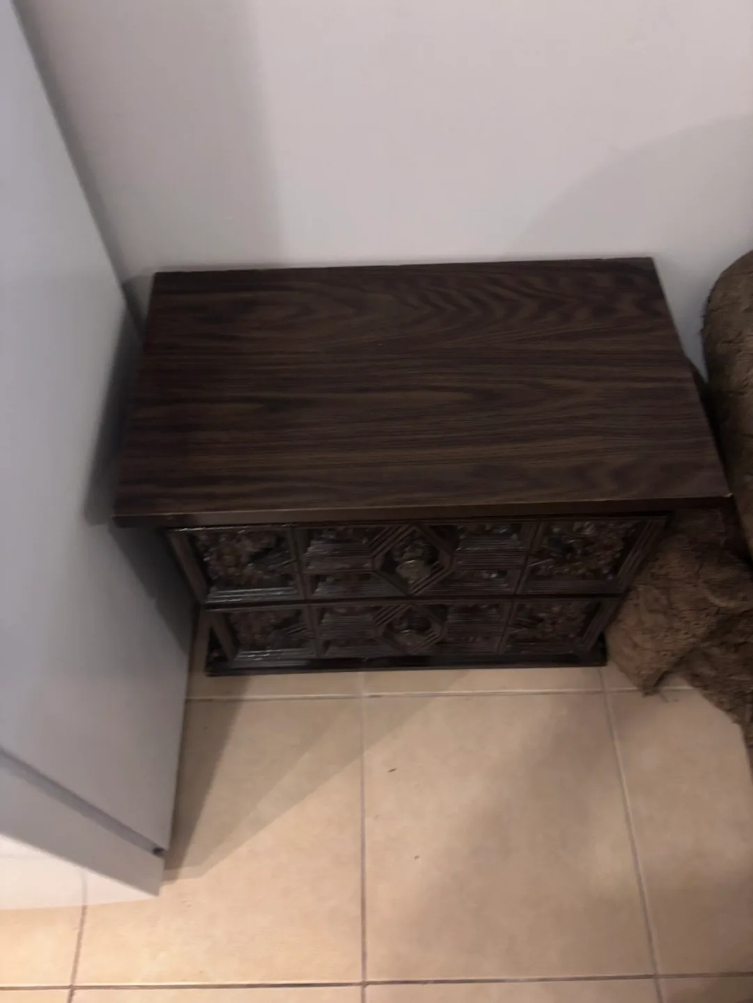 Vintage Wooden Nightstand image indicator(2)