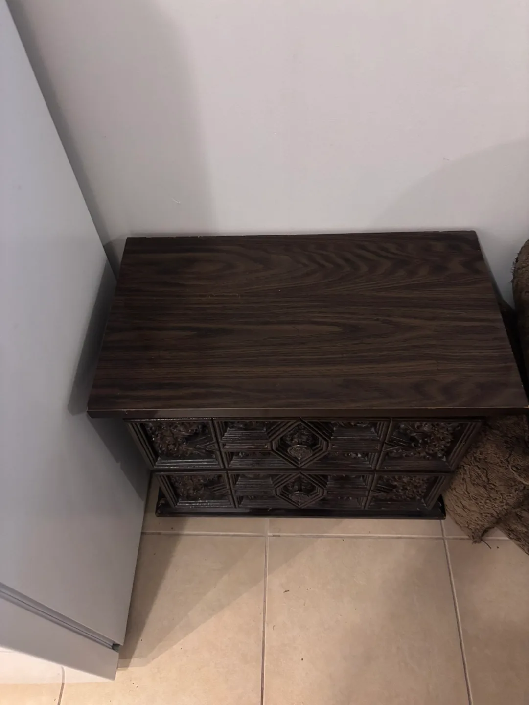 Vintage Wooden Nightstand image indicator(4)