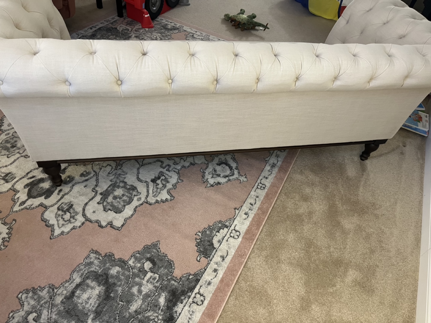 Beige Tufted Sofa from Structube - photo 5