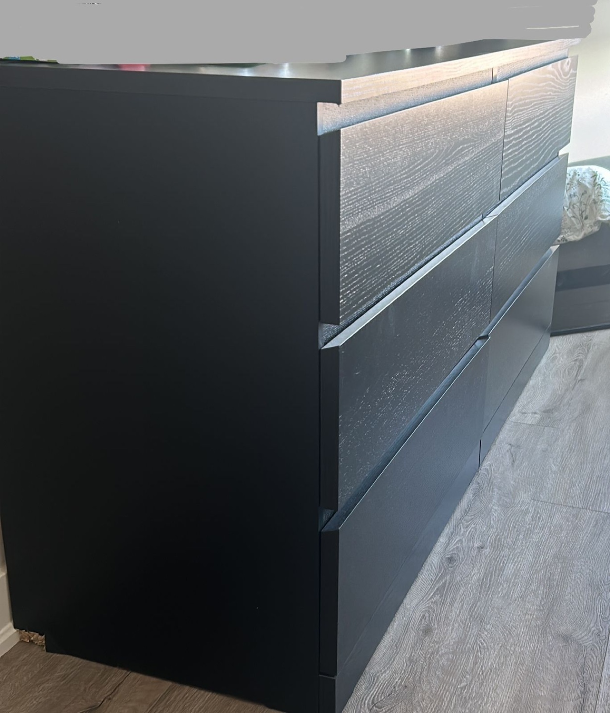 Dark brown 6-Drawer Dresser