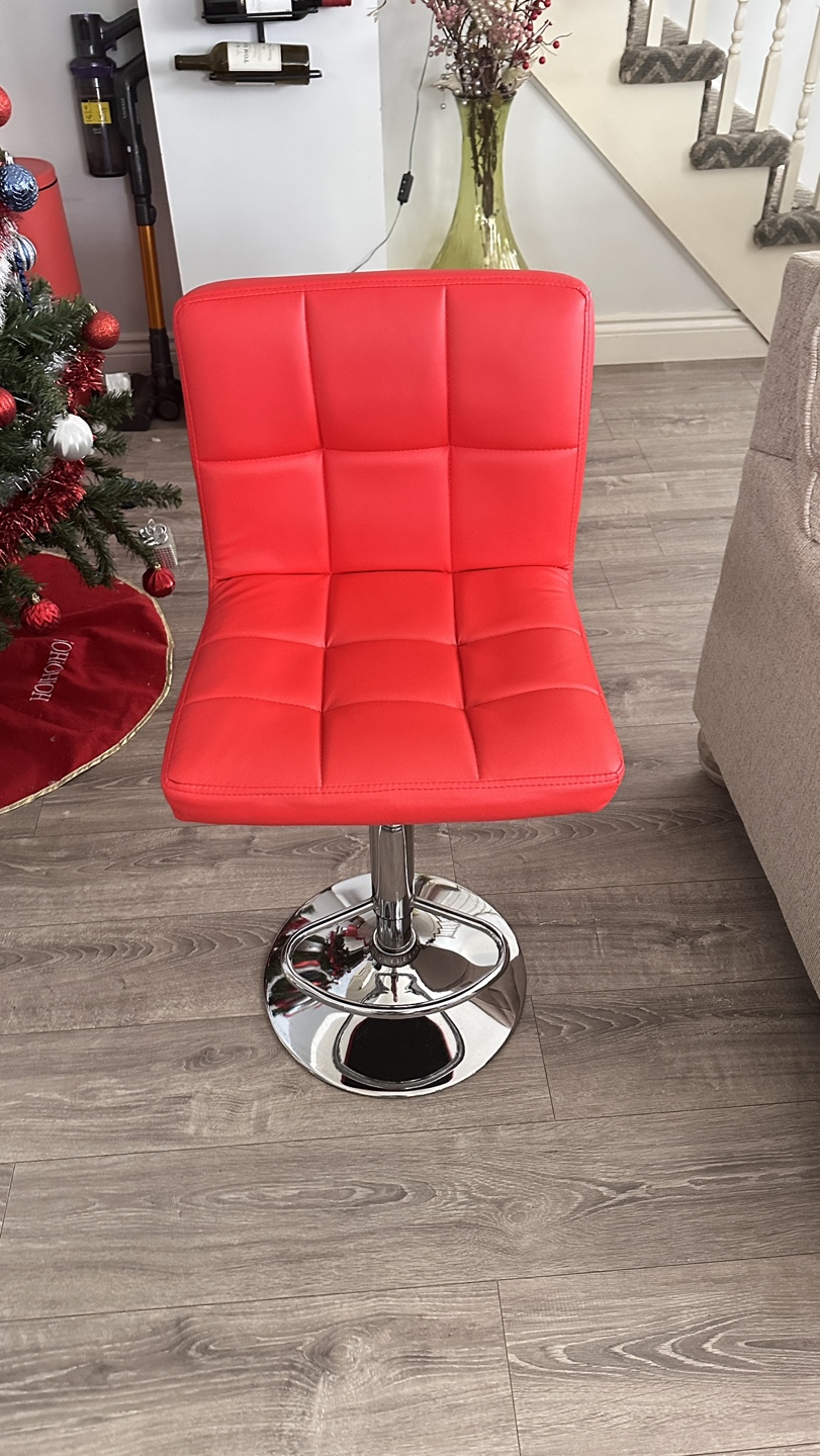 Red Bar Stools (Set of 2) - photo 4