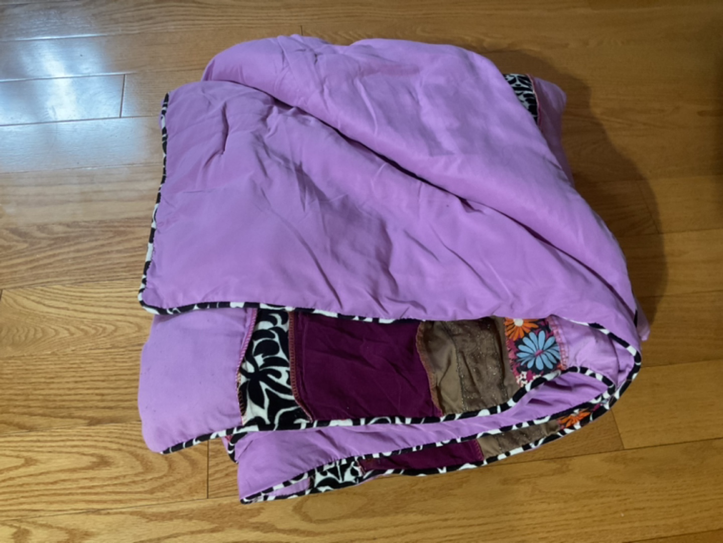 Colorful Striped Comforter #freecycle