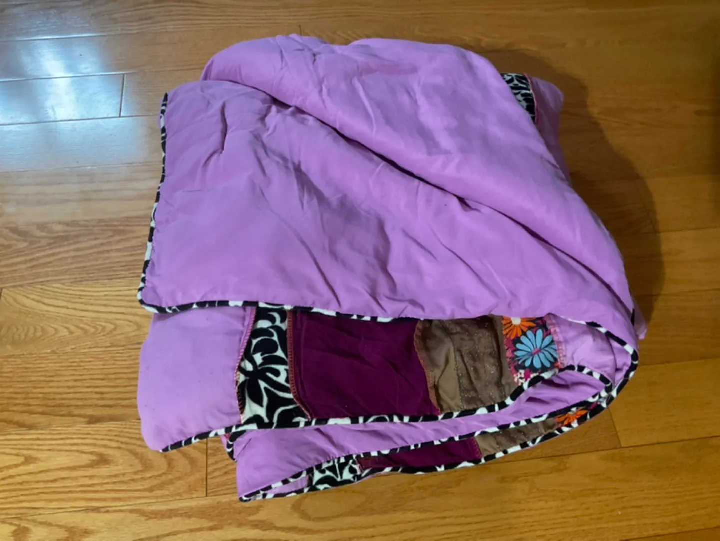 Colorful Striped Comforter #freecycle