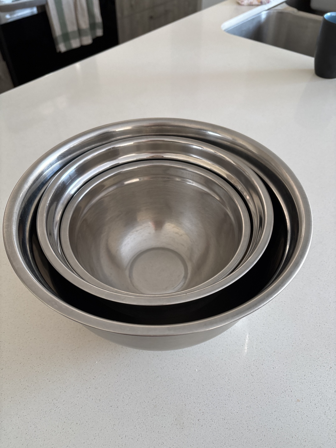 Stainless Steel Mixing Bowls - Set of 3