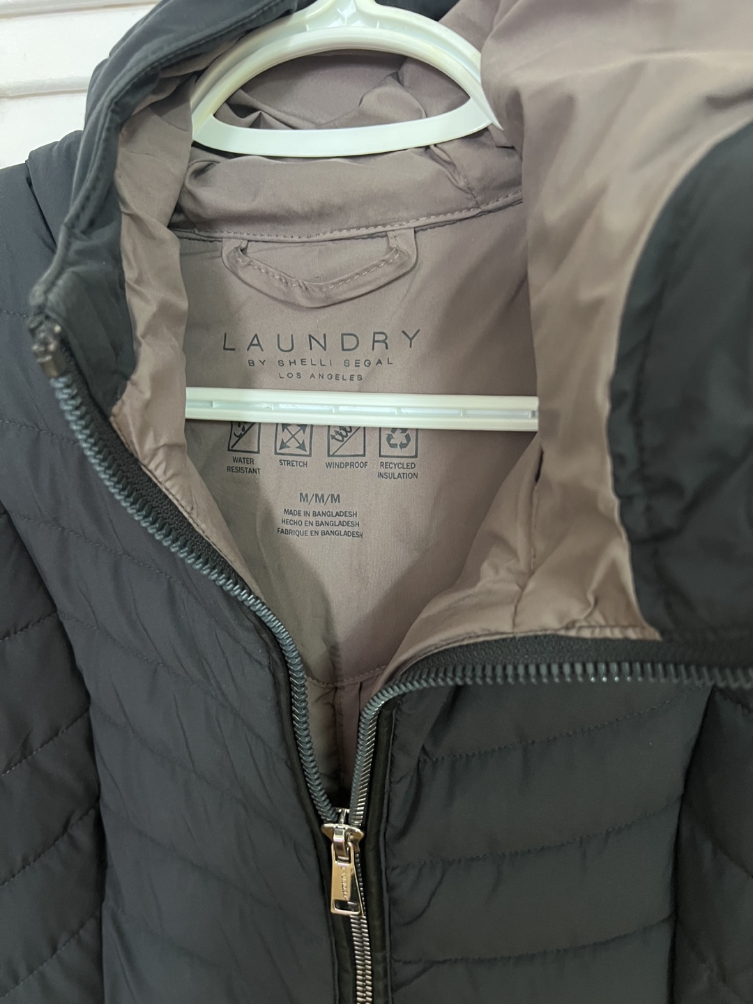 Laundry by Shelli Segal Black Puffer Jacket