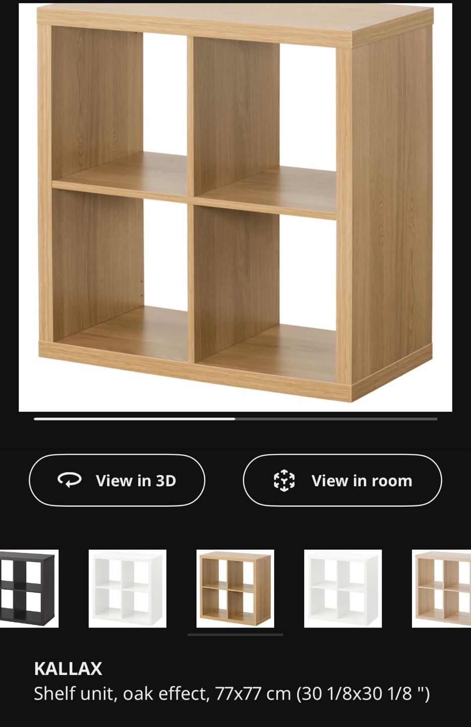 IKEA KALLAX Shelf Unit