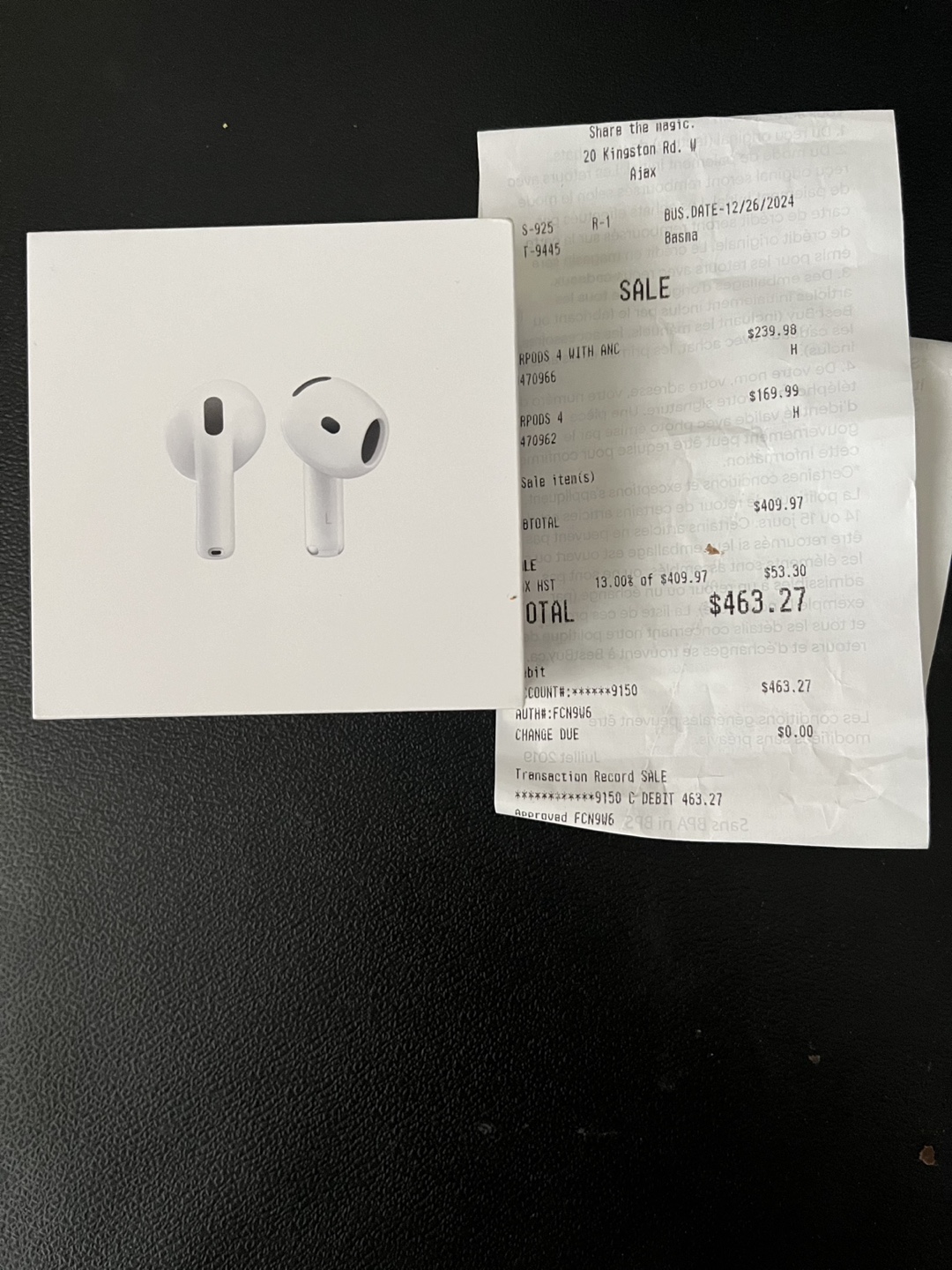 Apple AirPods Pro 4th generation with Charging Case