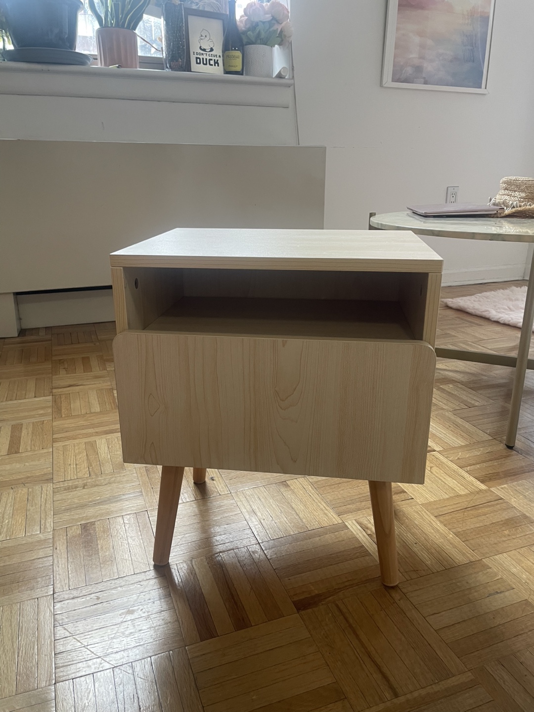 Nightstand with Drawer and Open Shelf - photo 2