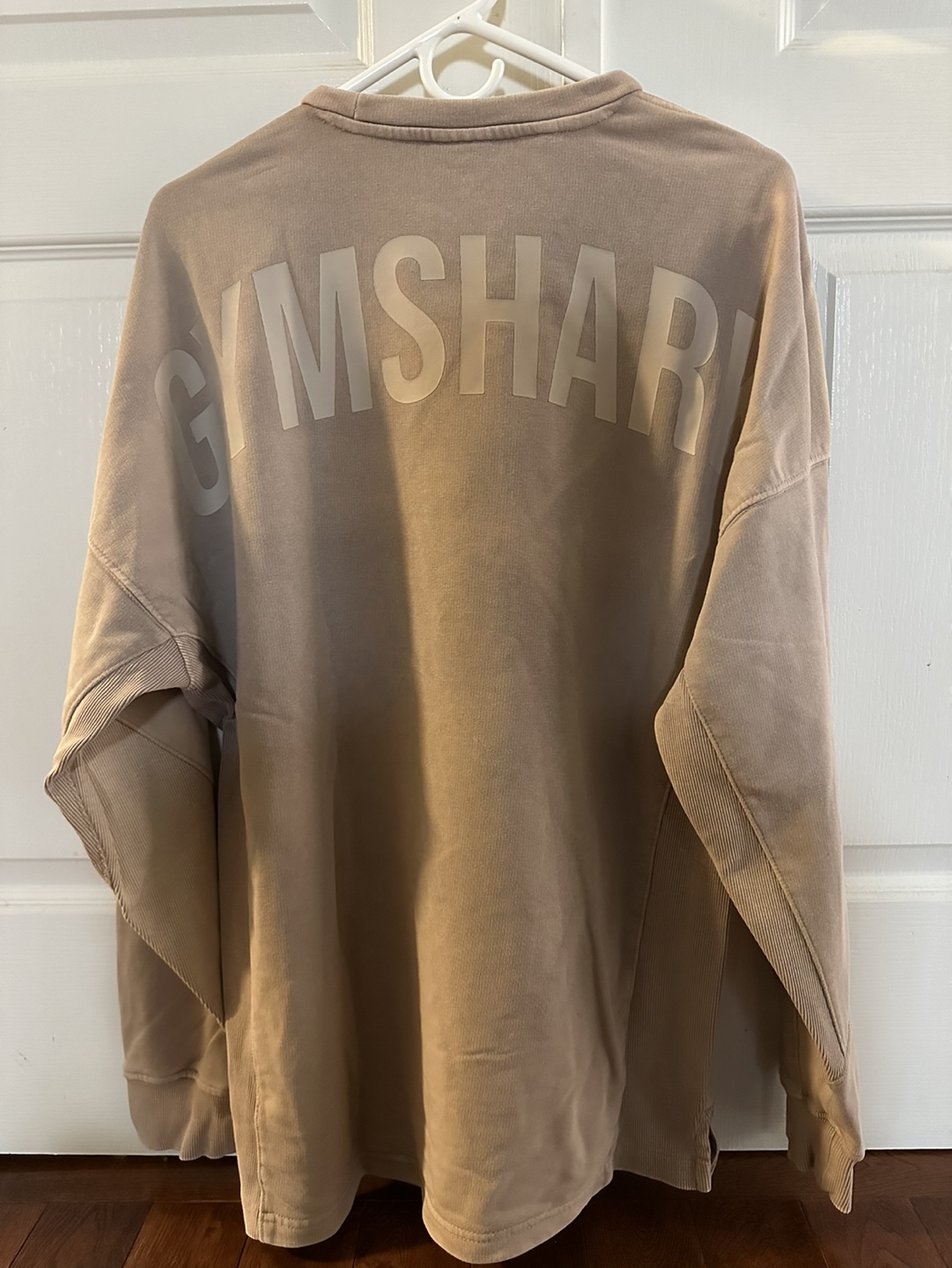 Beige Gymshark Oversized Sweatshirt - photo 2