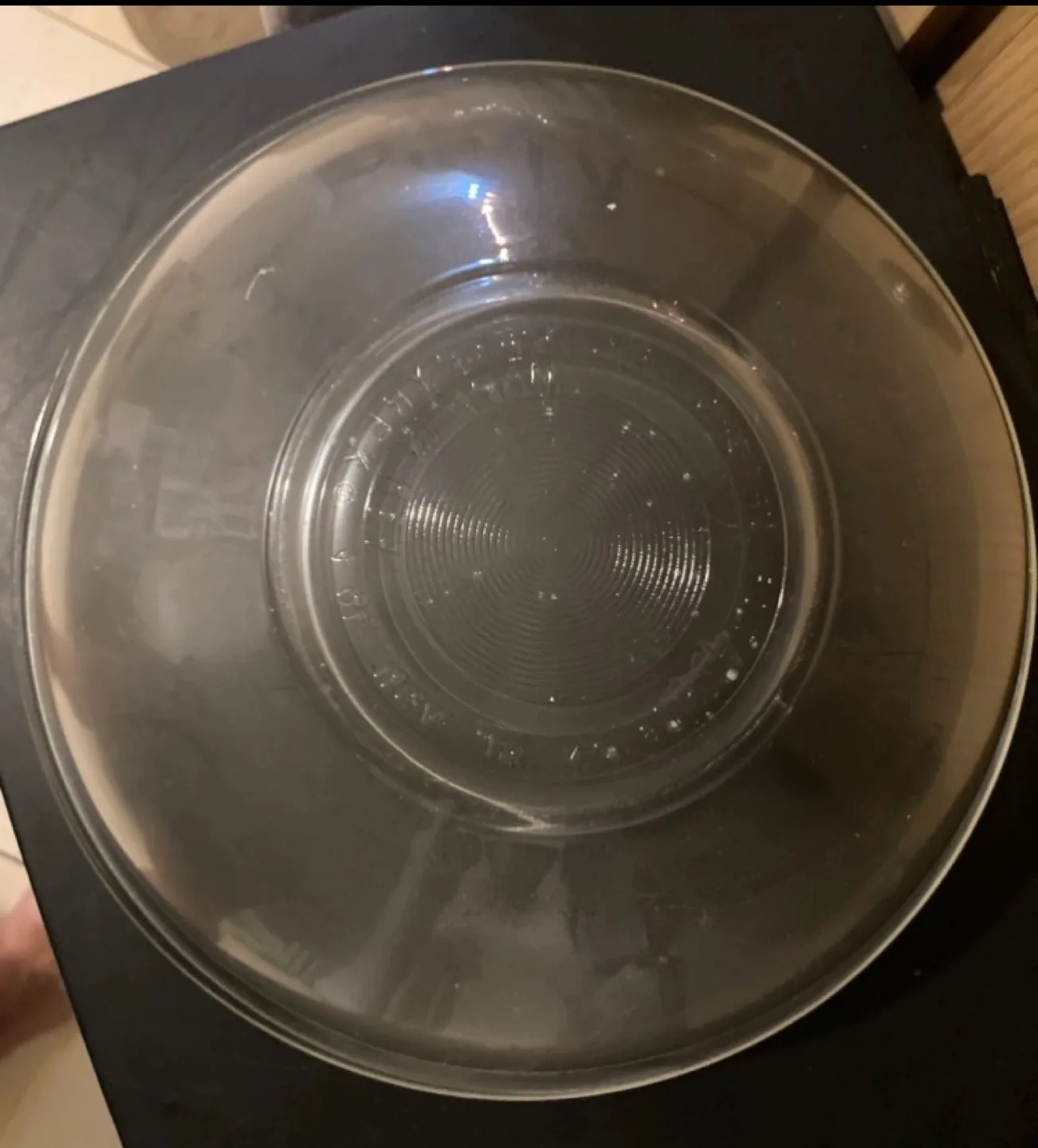 Large Clear Glass Mixing Bowl #freecycle image indicator(2)