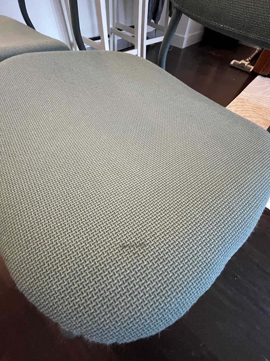 Set of 2 Teal Dining Chairs #freecycle - photo 5