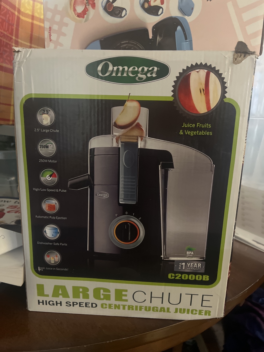 Omega Large Chute High Speed Centrifugal Juicer