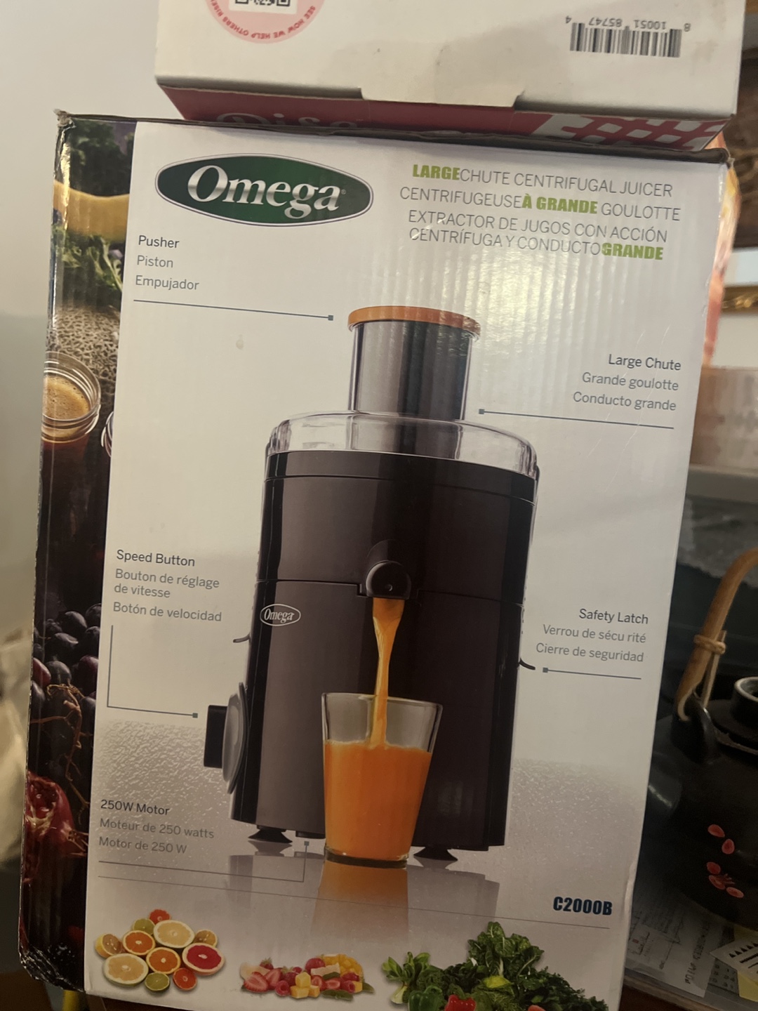 Omega Large Chute High Speed Centrifugal Juicer - photo 2