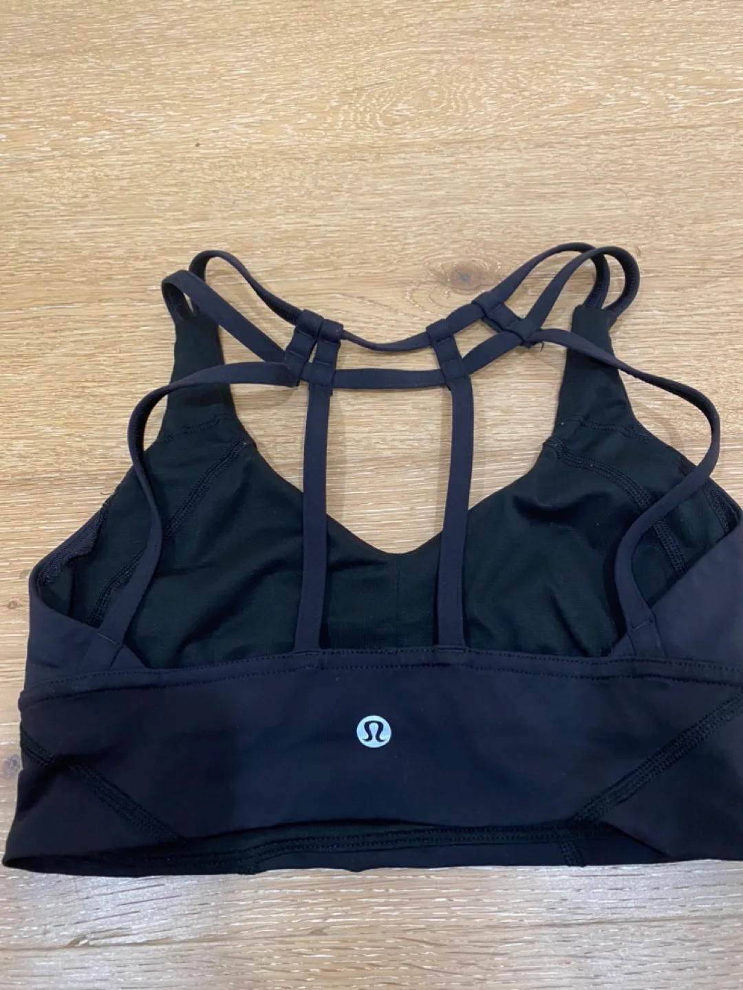 Lululemon Free To Be Bra Size 2 Black image indicator(2)