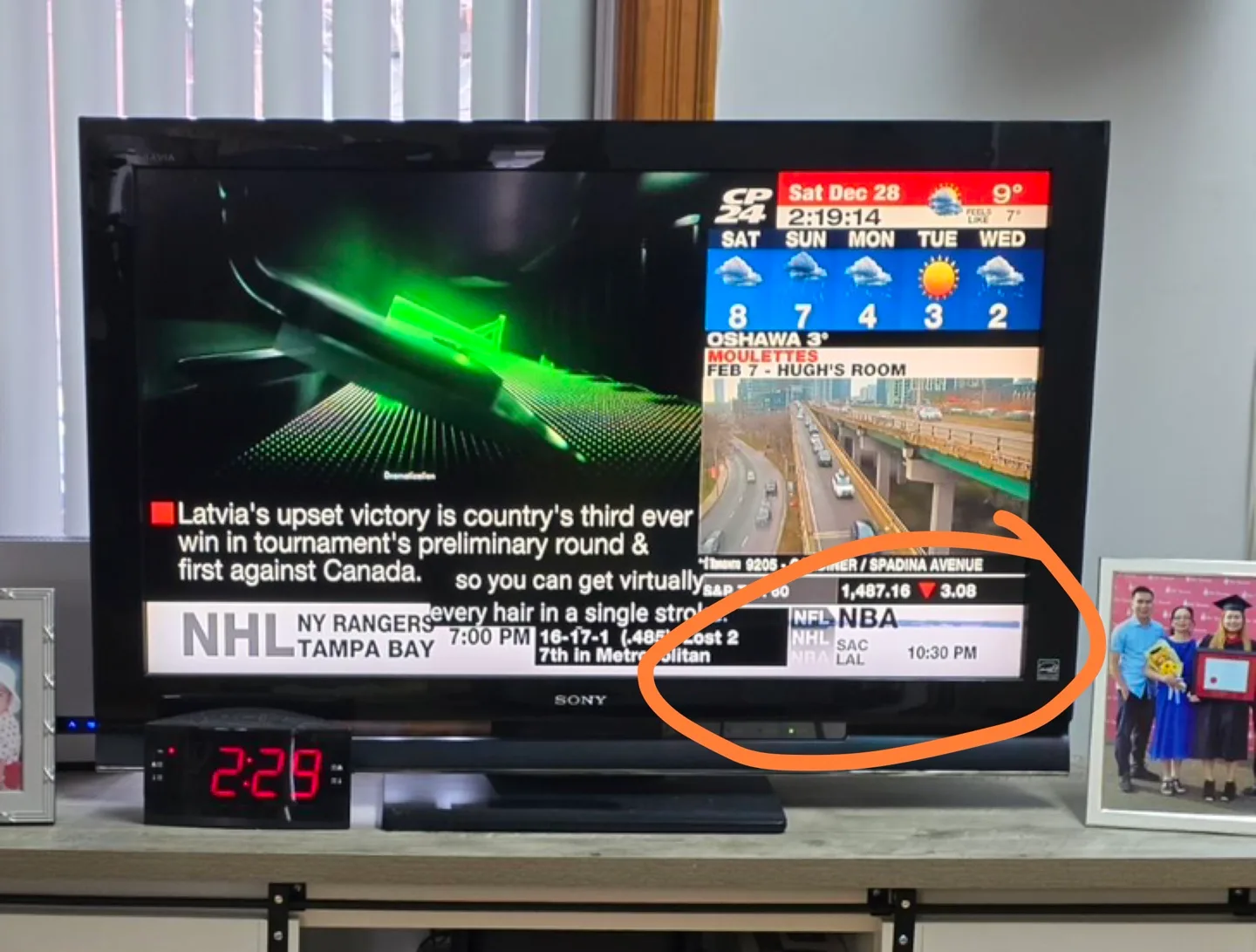 42” Sony TV image indicator(2)