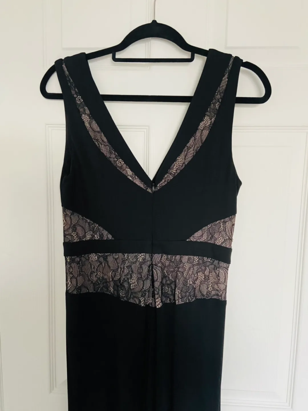BCBG Black Lace Maxi Ball Gown image indicator(6)