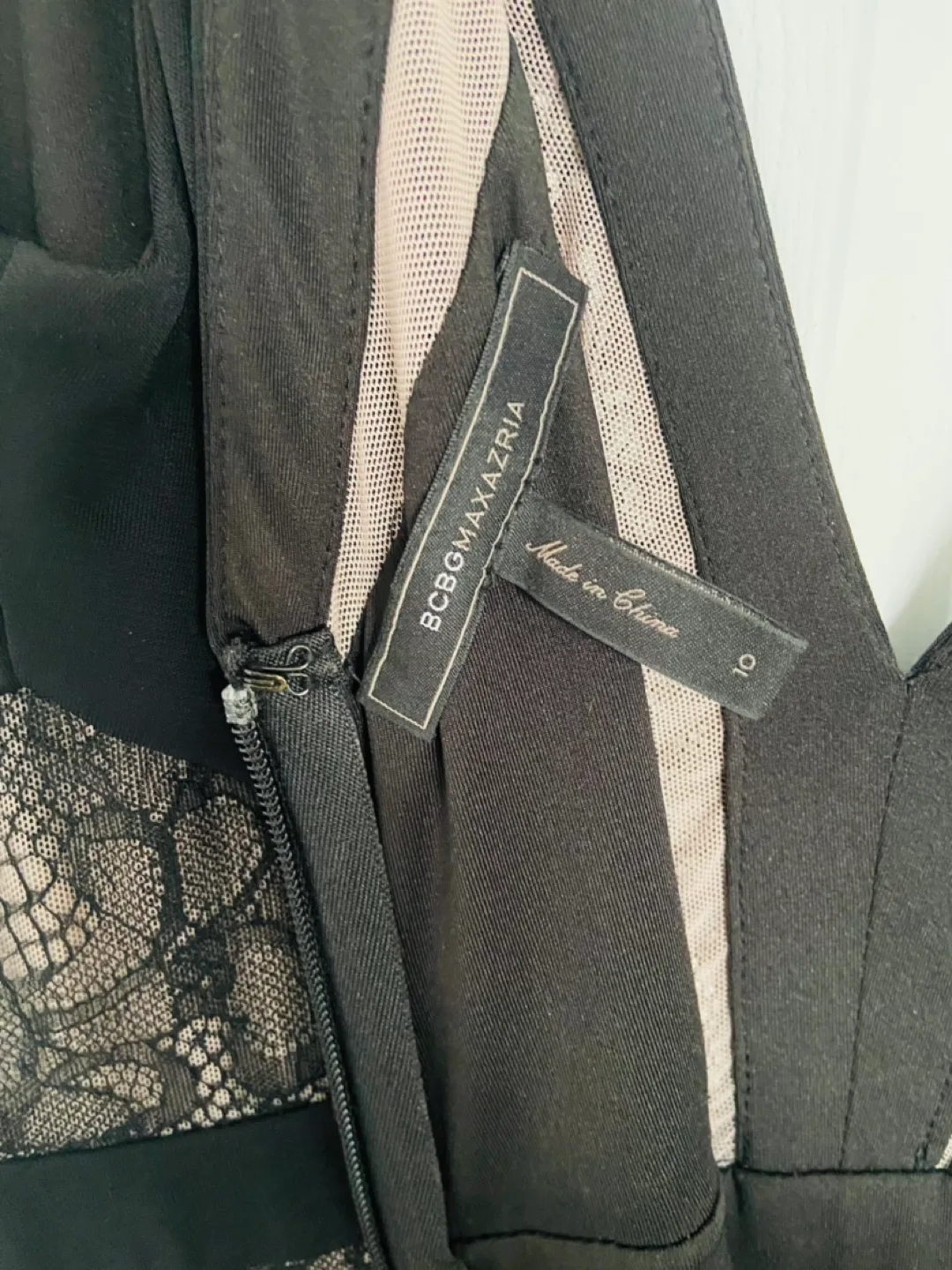 BCBG Black Lace Maxi Ball Gown image indicator(8)