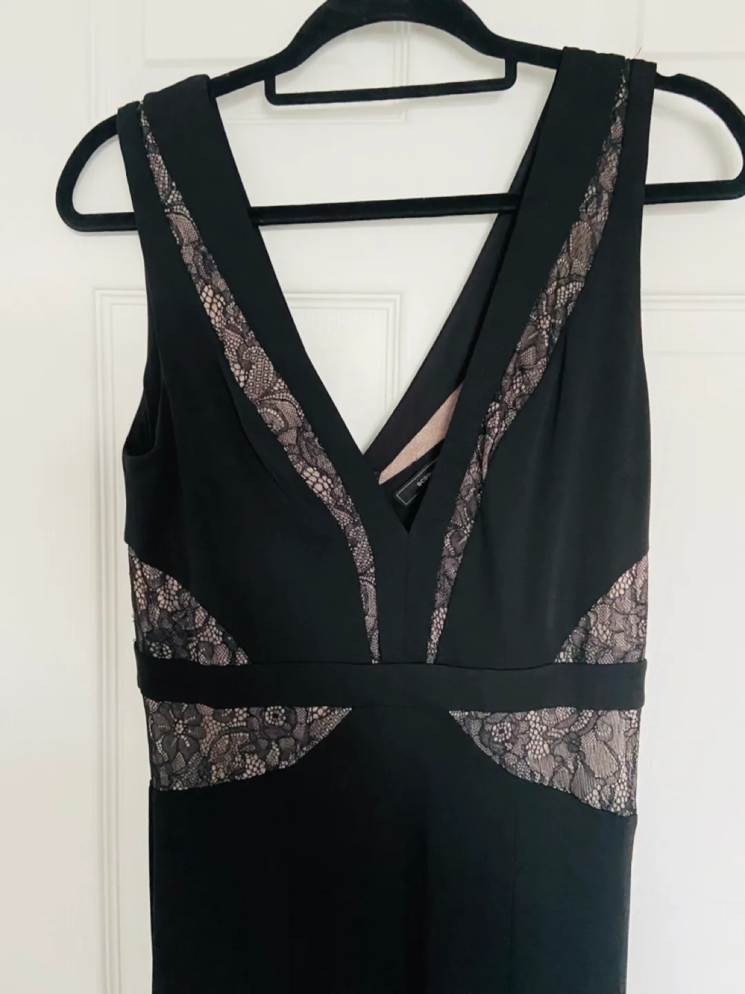 BCBG Black Lace Maxi Ball Gown image indicator(7)