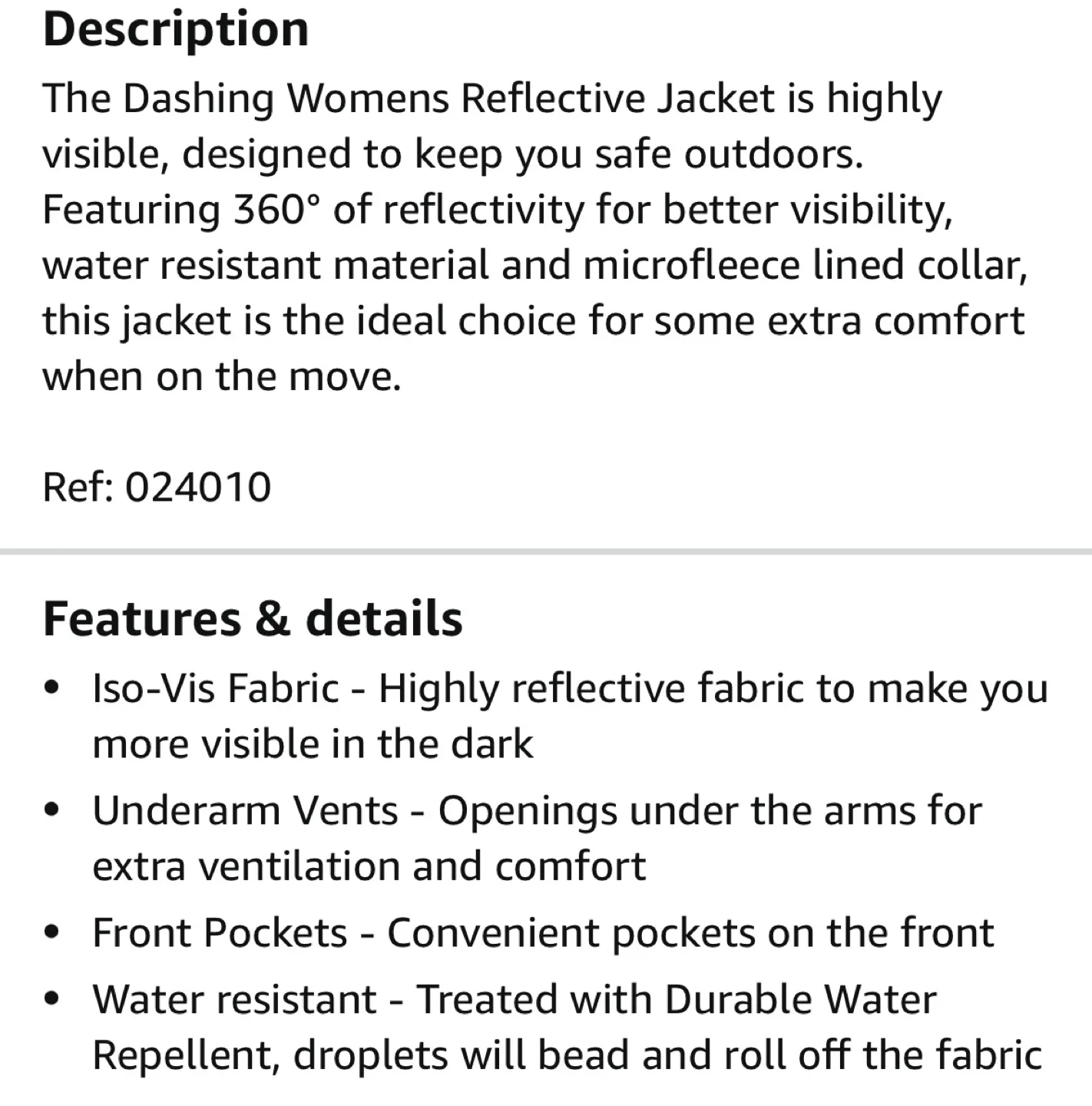 Mountain Warehouse Womens Reflective Cycling Jacket image indicator(3)