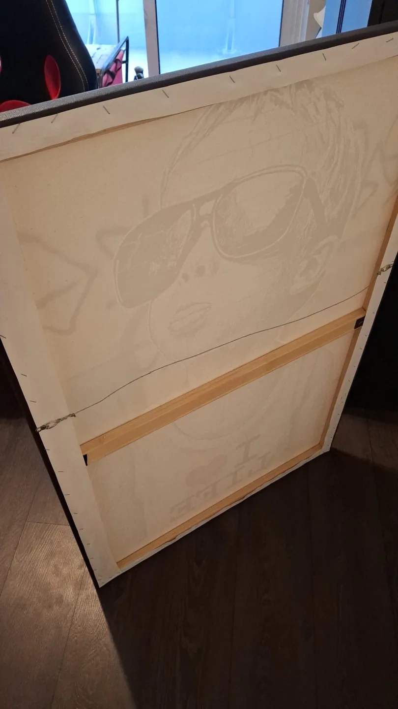 Canvas picture frame image indicator(2)