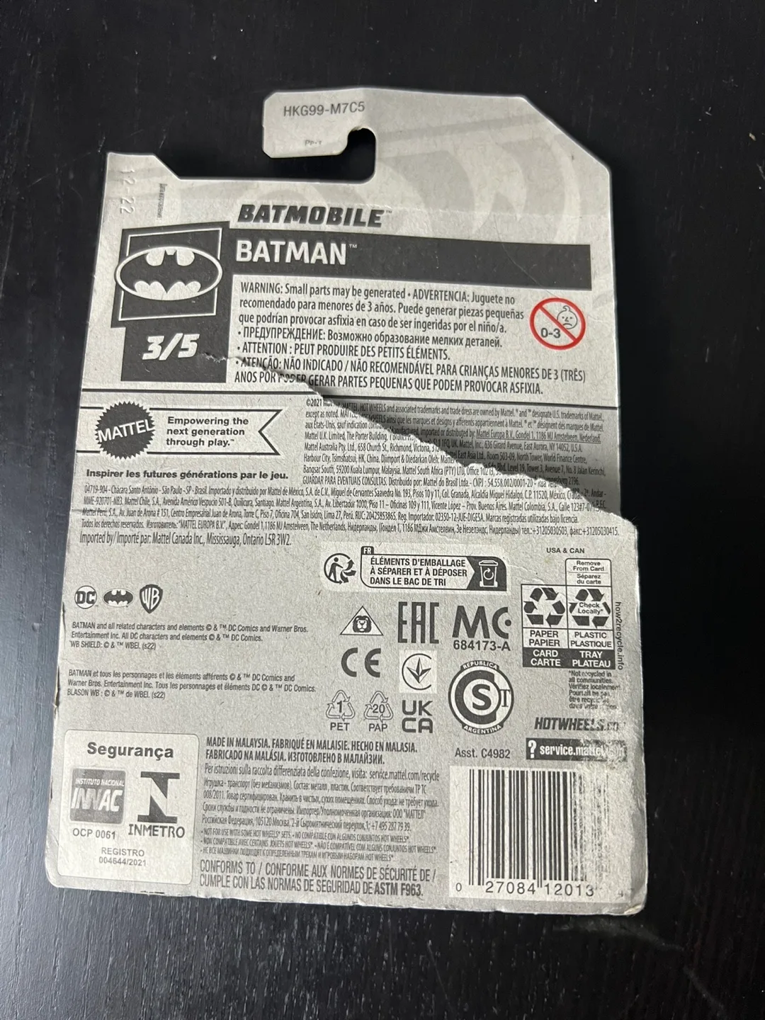 Hot Wheels Batman Batmobile 3/5 image indicator(3)