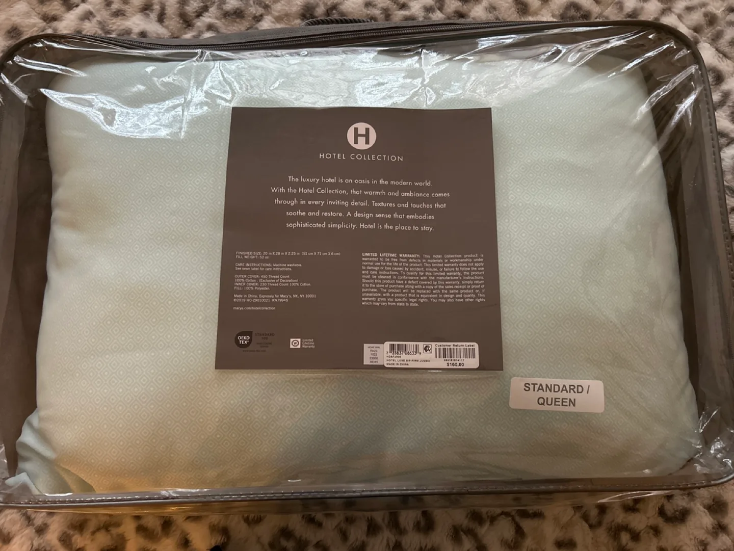 Hotel Collection Luxe Down Alternative Pillow Standard/Queen image indicator(2)