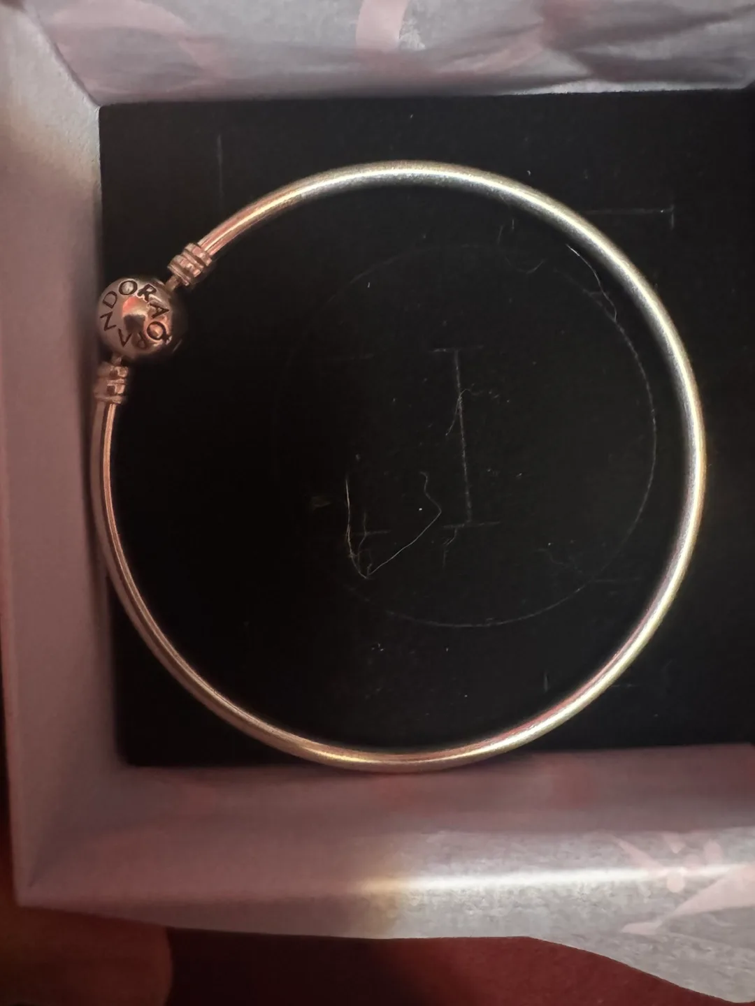 Pandora Silver Bangle Bracelet thumbnail