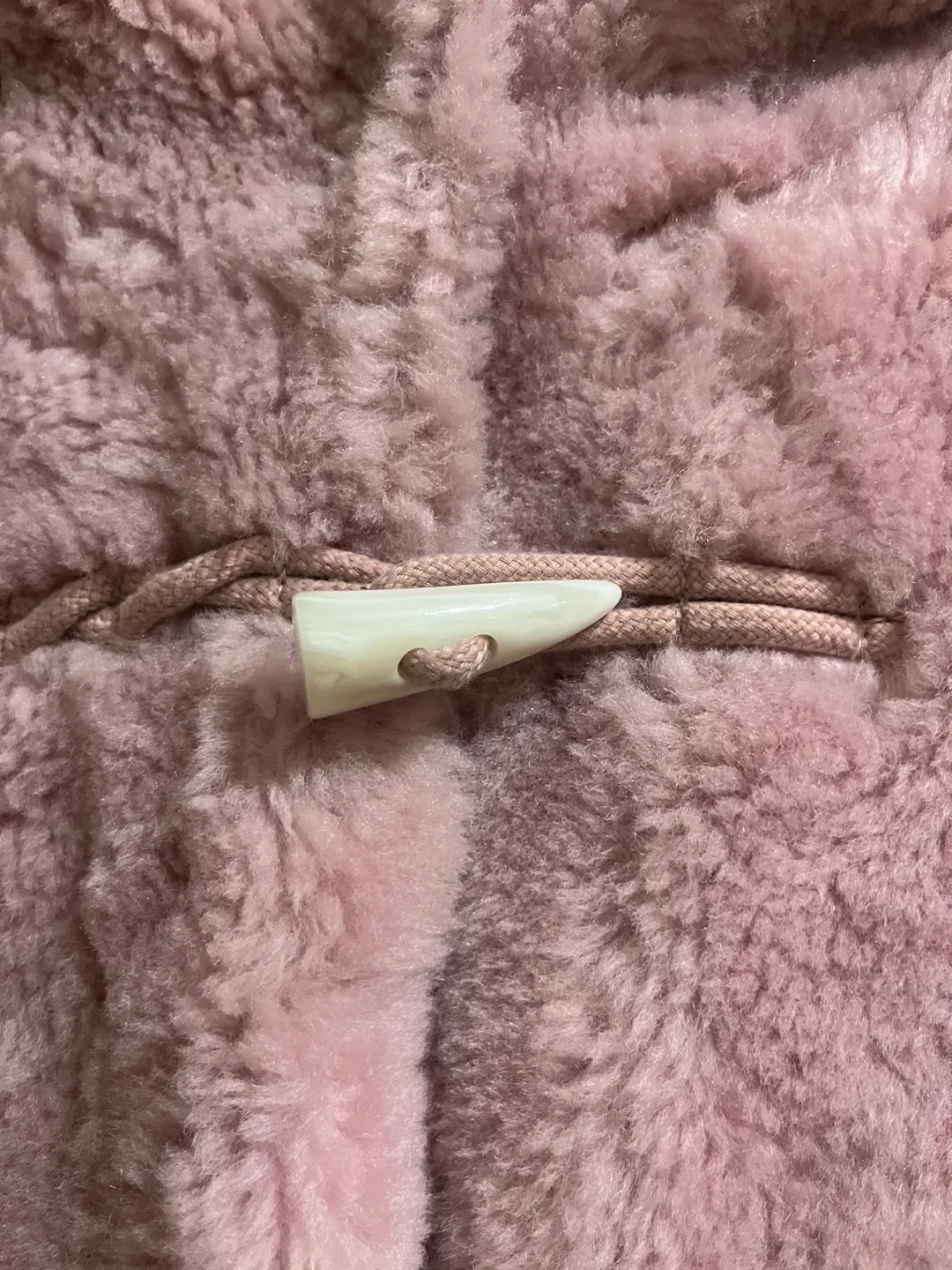 Pink Faux Fur Coat with Hood image indicator(4)