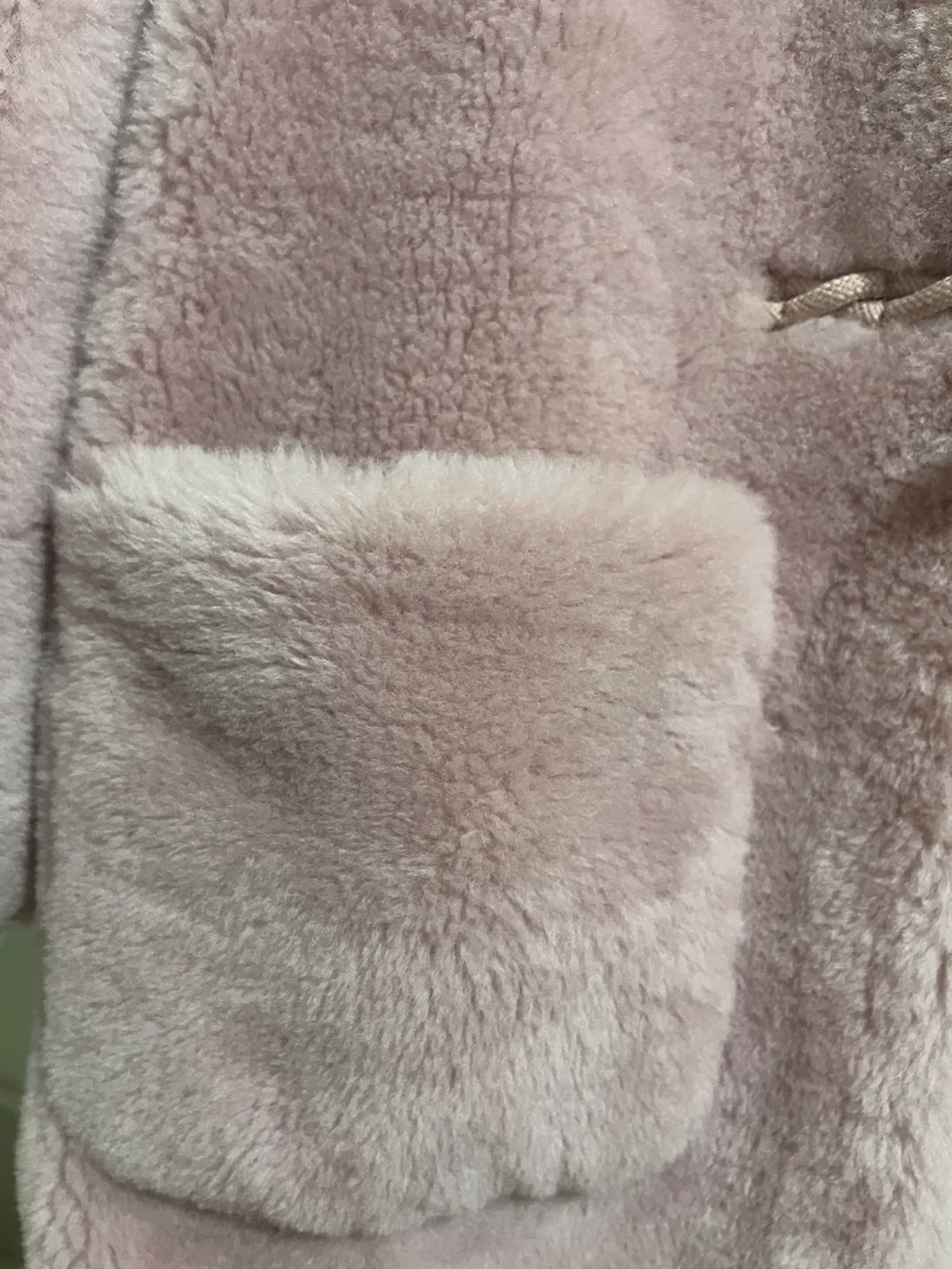 Pink Faux Fur Coat with Hood image indicator(5)