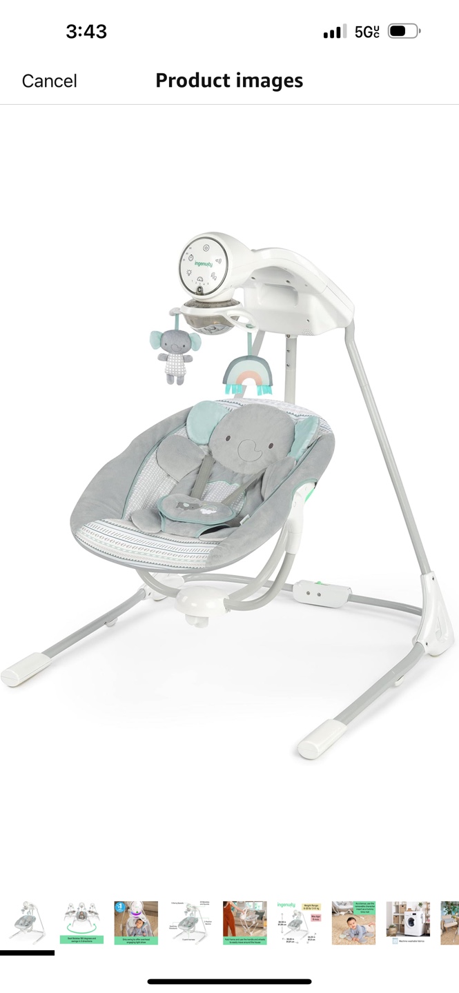 Ingenuity Baby Swing #freecycle