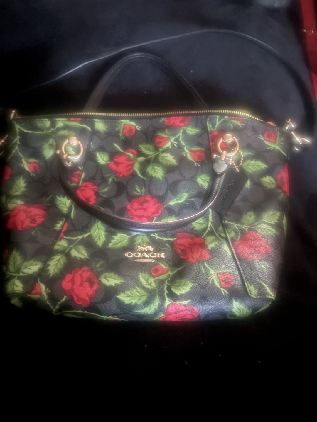 Coach Floral Handbag