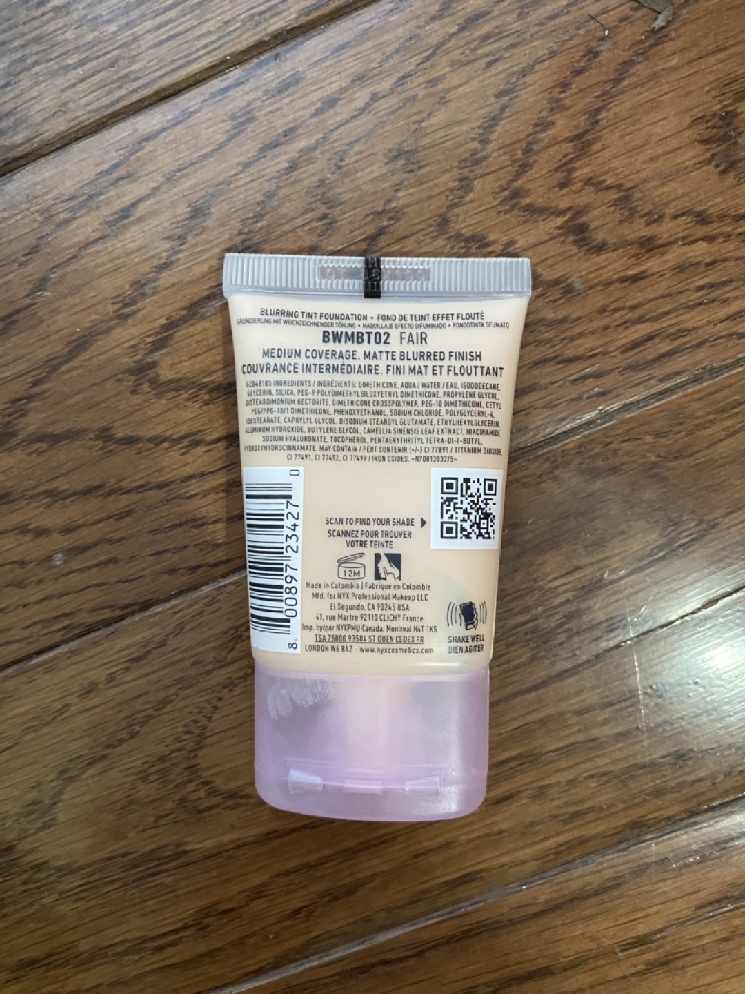 #Freecycle- Makeup NYX Bare With Me Foundation - Shade 02 Fair - photo 2