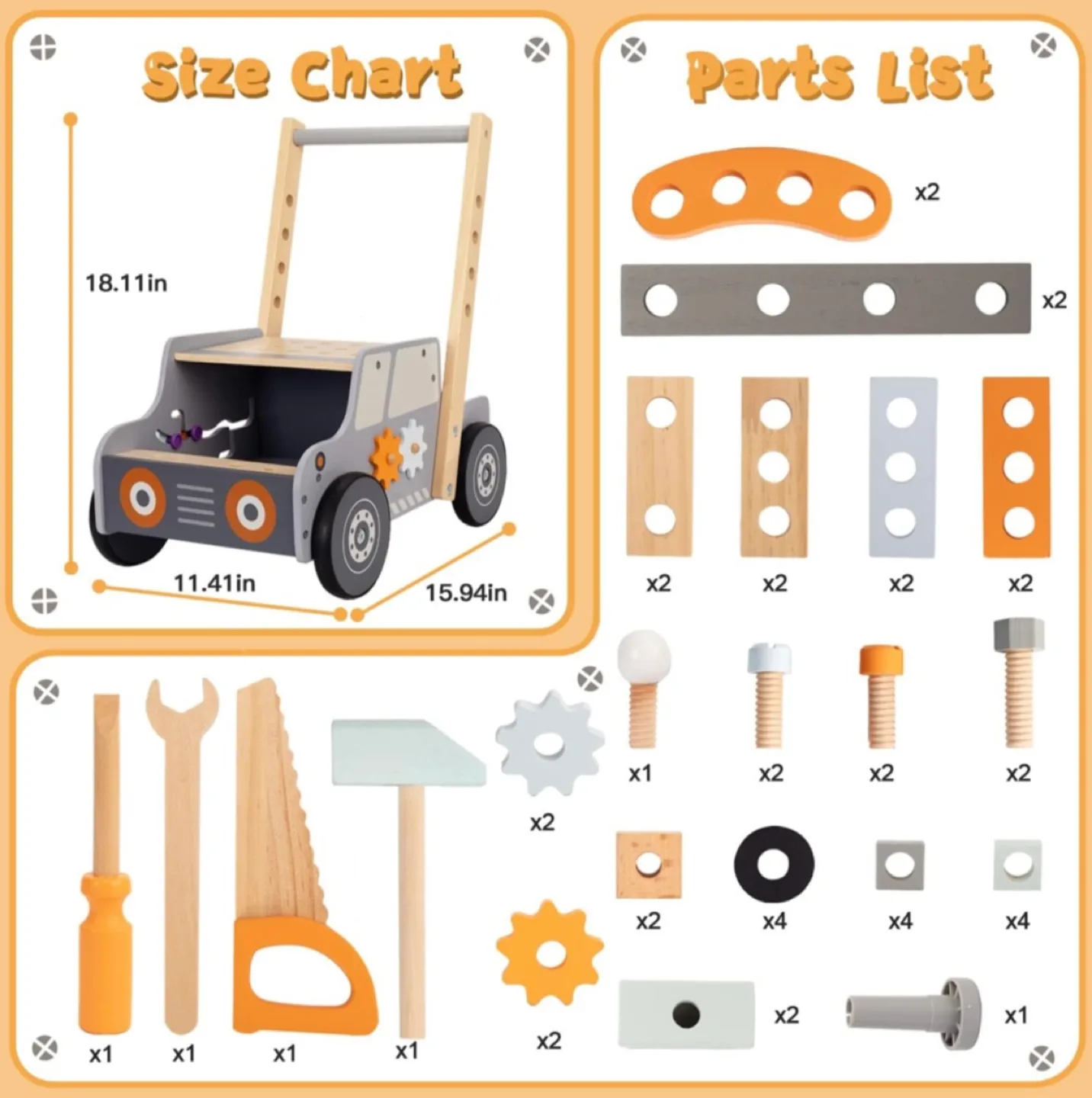 Wooden baby push walker image indicator(6)