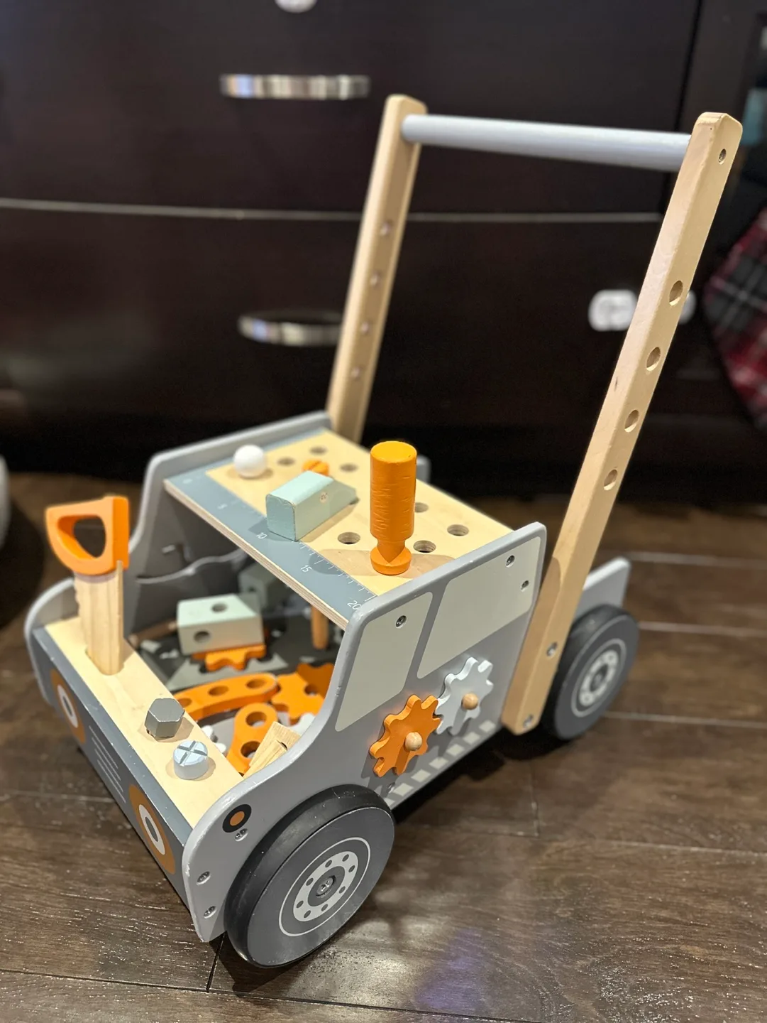 Wooden baby push walker image indicator(10)