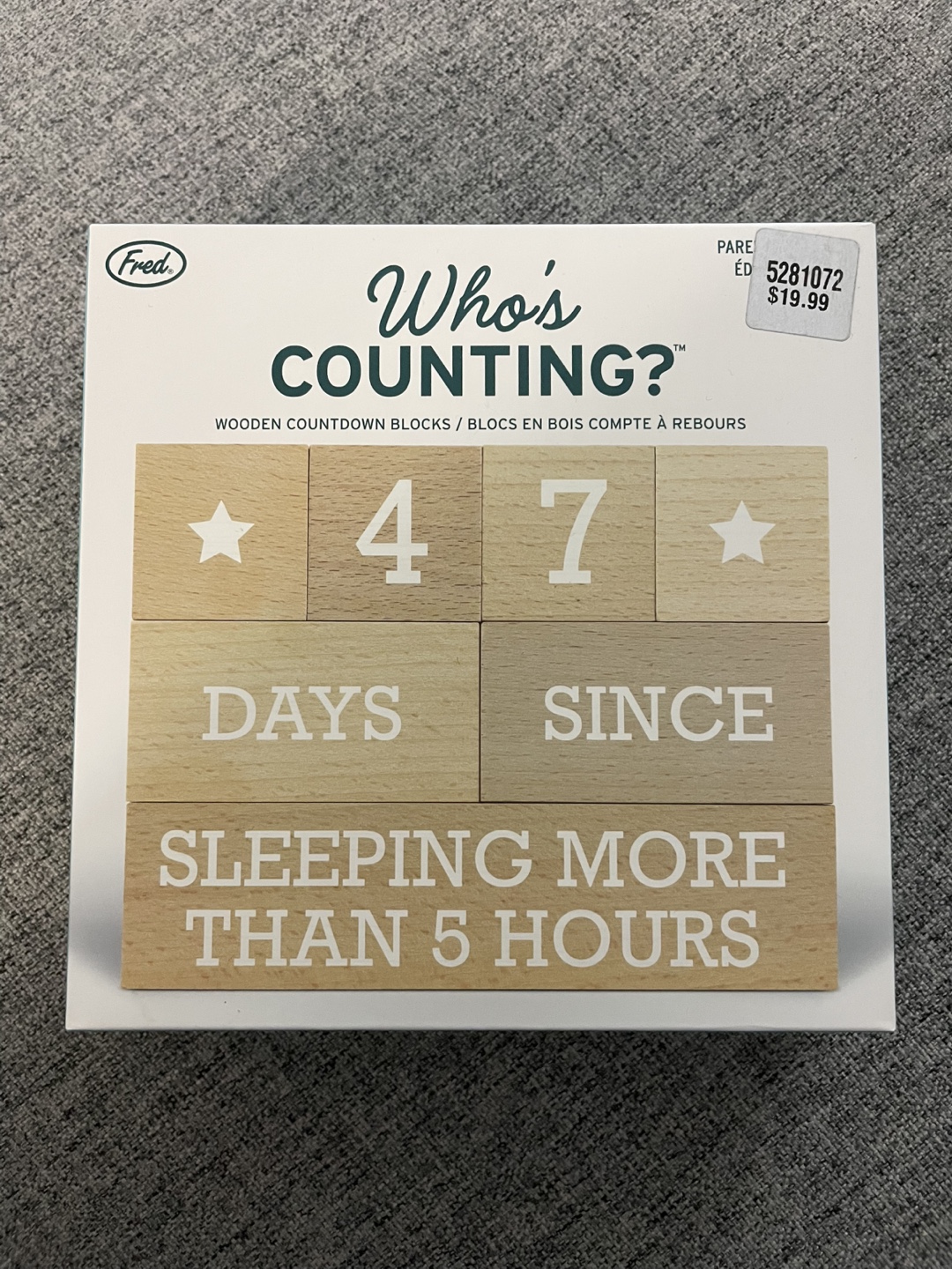 #freecycle Novelty Countdown Blocks