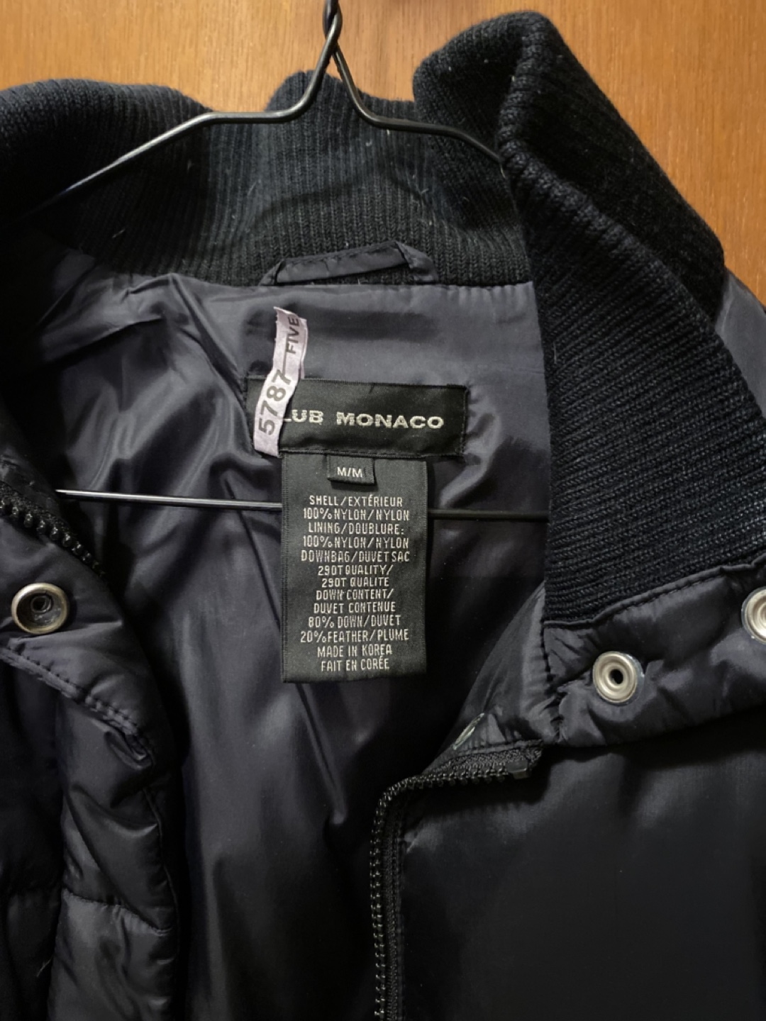 Club Monaco Black Puffer Coat - photo 4