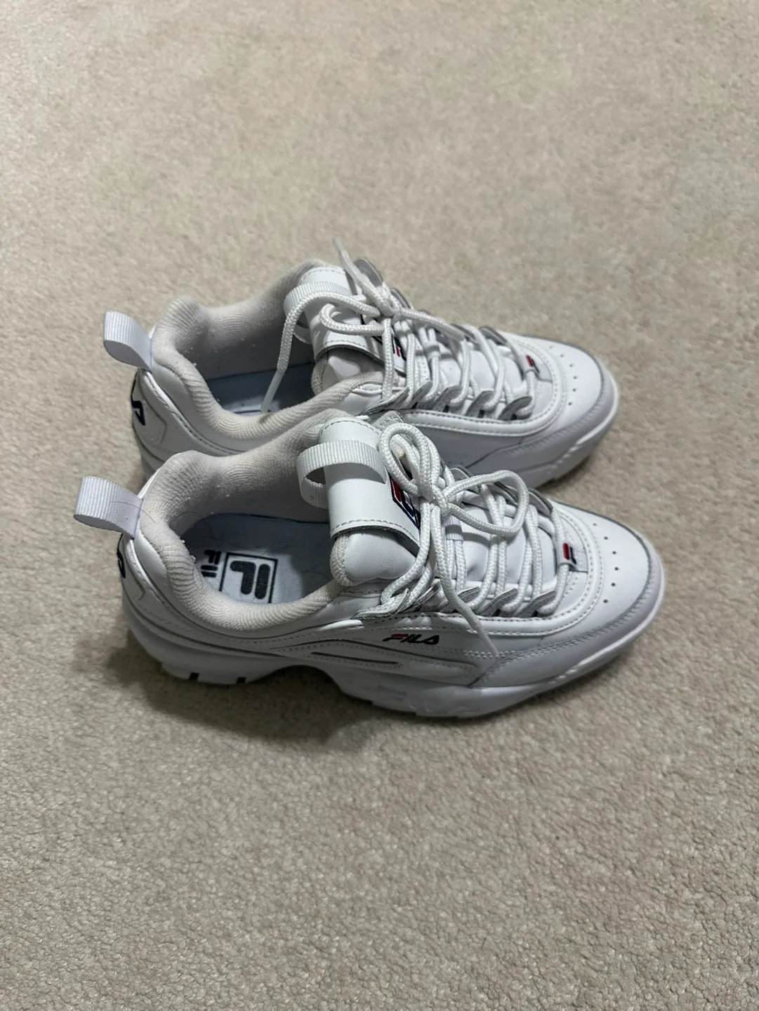 Fila Shoes - Disruptor II Platform Chunky White Shoes image indicator(4)